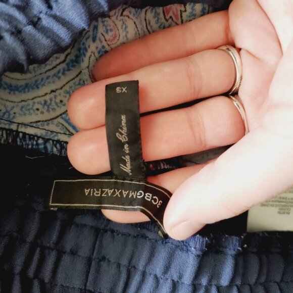 BCBG MaxAzria Sebastian Boho Lightweight Resort Festival Mandela Beach Pants XS - Picture 3 of 8